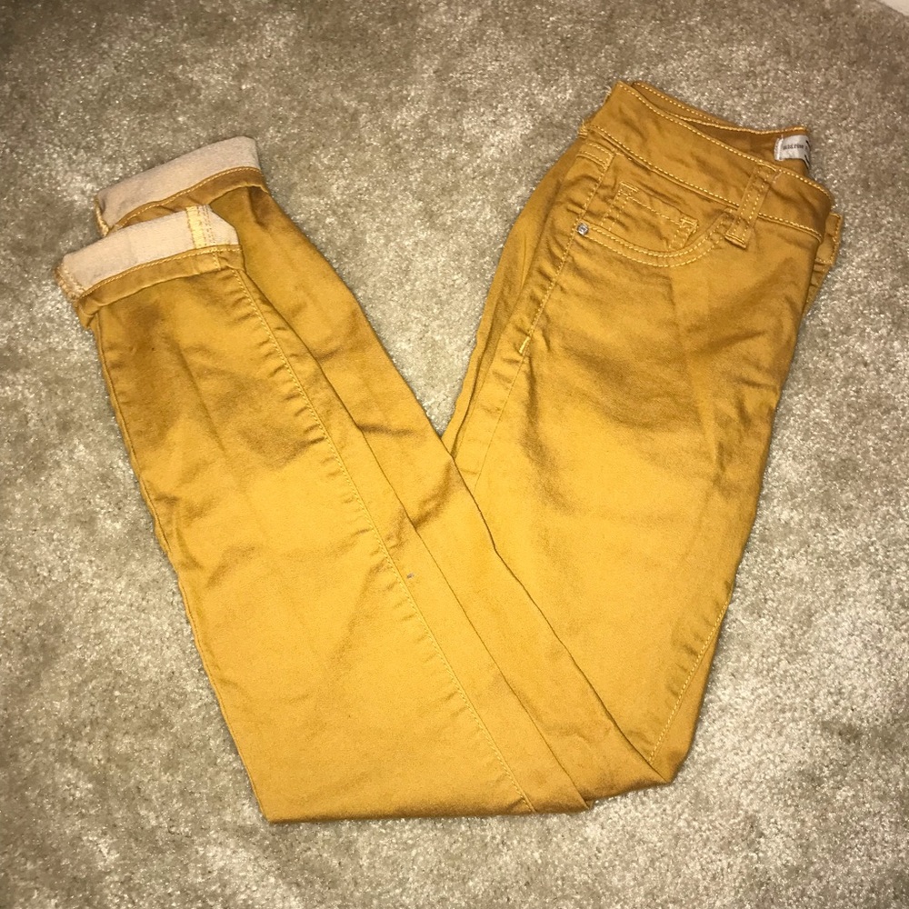 Mustard Yellow Skinny Jeans
